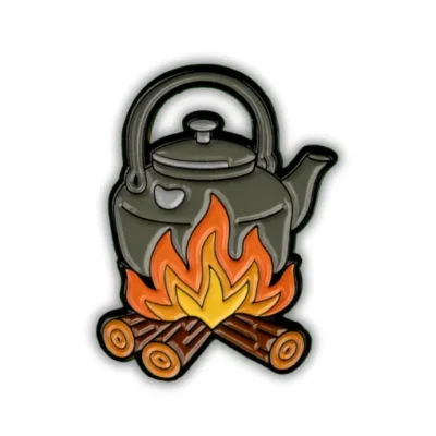 Campfire Coffee Pot Pin